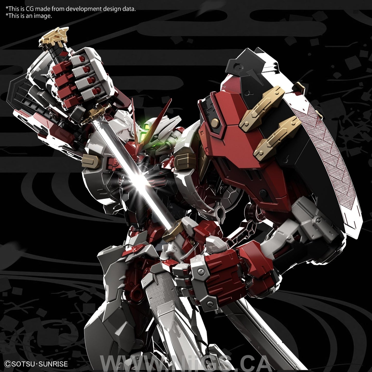 Hi-RESOLUTION MODEL 1/100 GUNDAM ASTRAY RED FRAME POWERED RED
