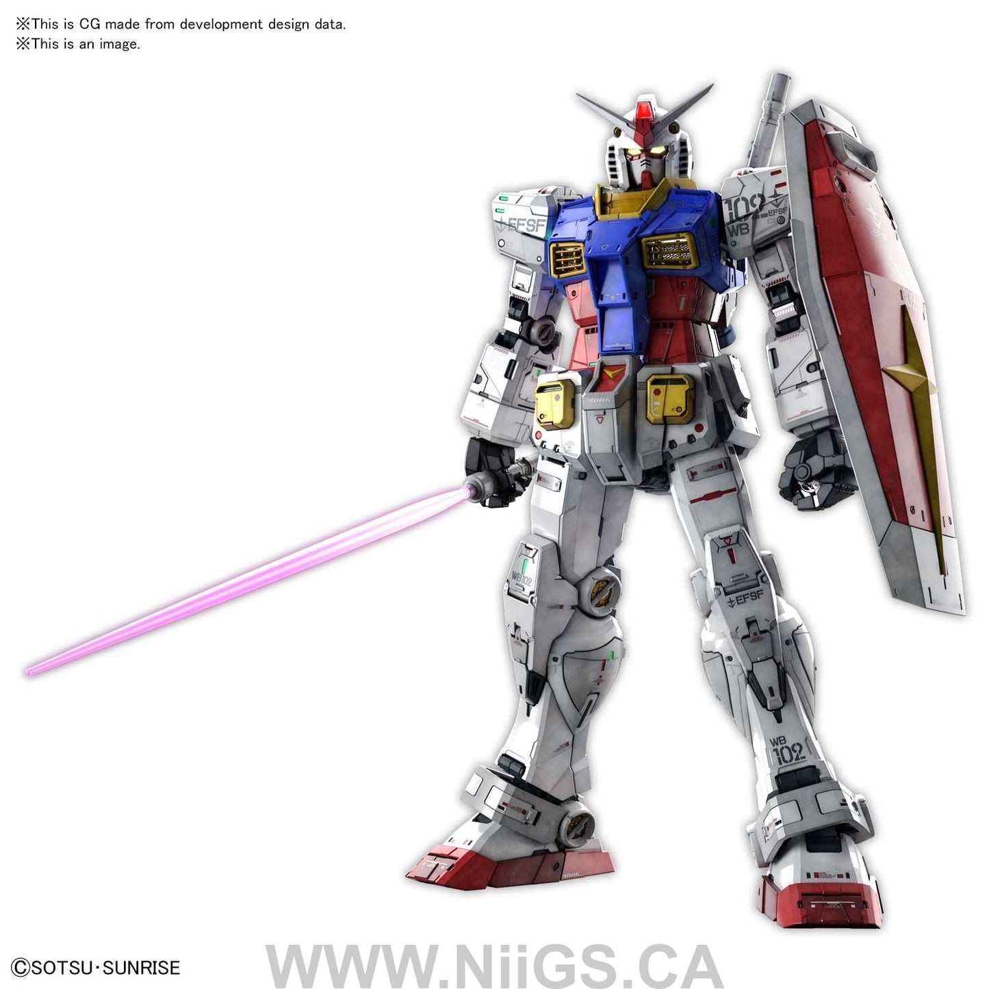 BANDAI HOBBY PG UNLEASHED 1/60 RX-78-2 GUNDAM
