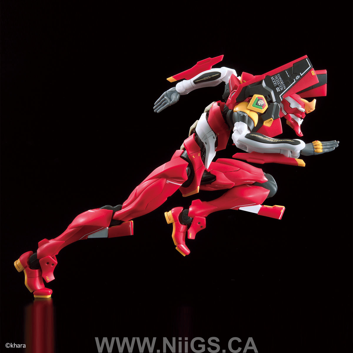 BANDAI Hobby RG Multipurpose Humanoid Decisive Weapon, Artificial Human Evangelion Production Model-02