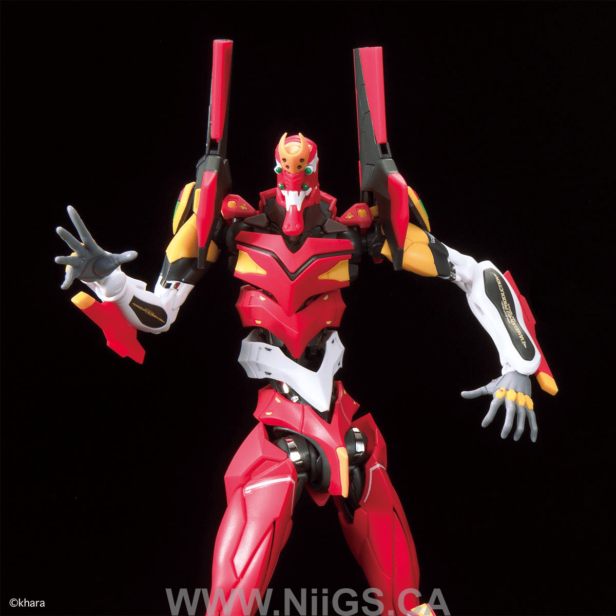 BANDAI Hobby RG Multipurpose Humanoid Decisive Weapon, Artificial Human Evangelion Production Model-02