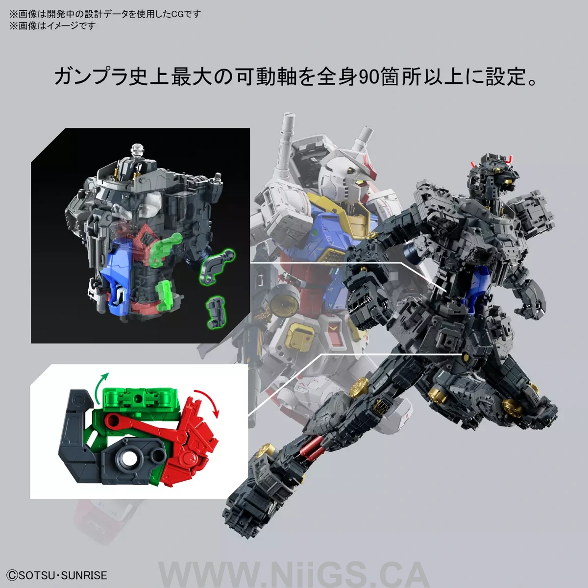 BANDAI HOBBY PG UNLEASHED 1/60 RX-78-2 GUNDAM