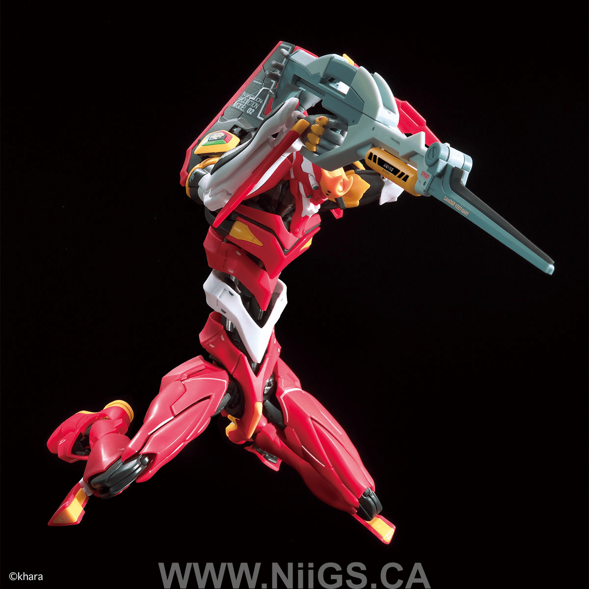 BANDAI Hobby RG Multipurpose Humanoid Decisive Weapon, Artificial Human Evangelion Production Model-02