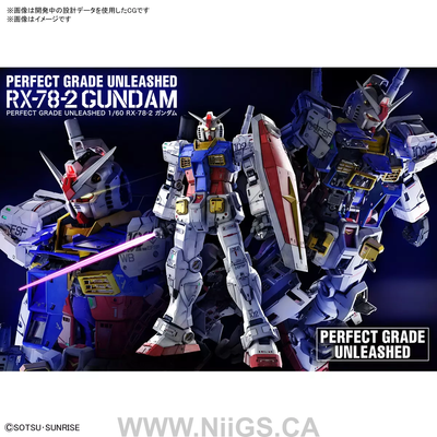 BANDAI HOBBY PG UNLEASHED 1/60 RX-78-2 GUNDAM