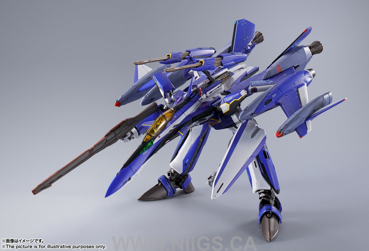 Bandai Spirits DX Chogokin YF-29Durandal Valkirie (Maximilian Jenius Use) Full Set Pack "Macross Δ Movie: Absolute Live!!!!!!"