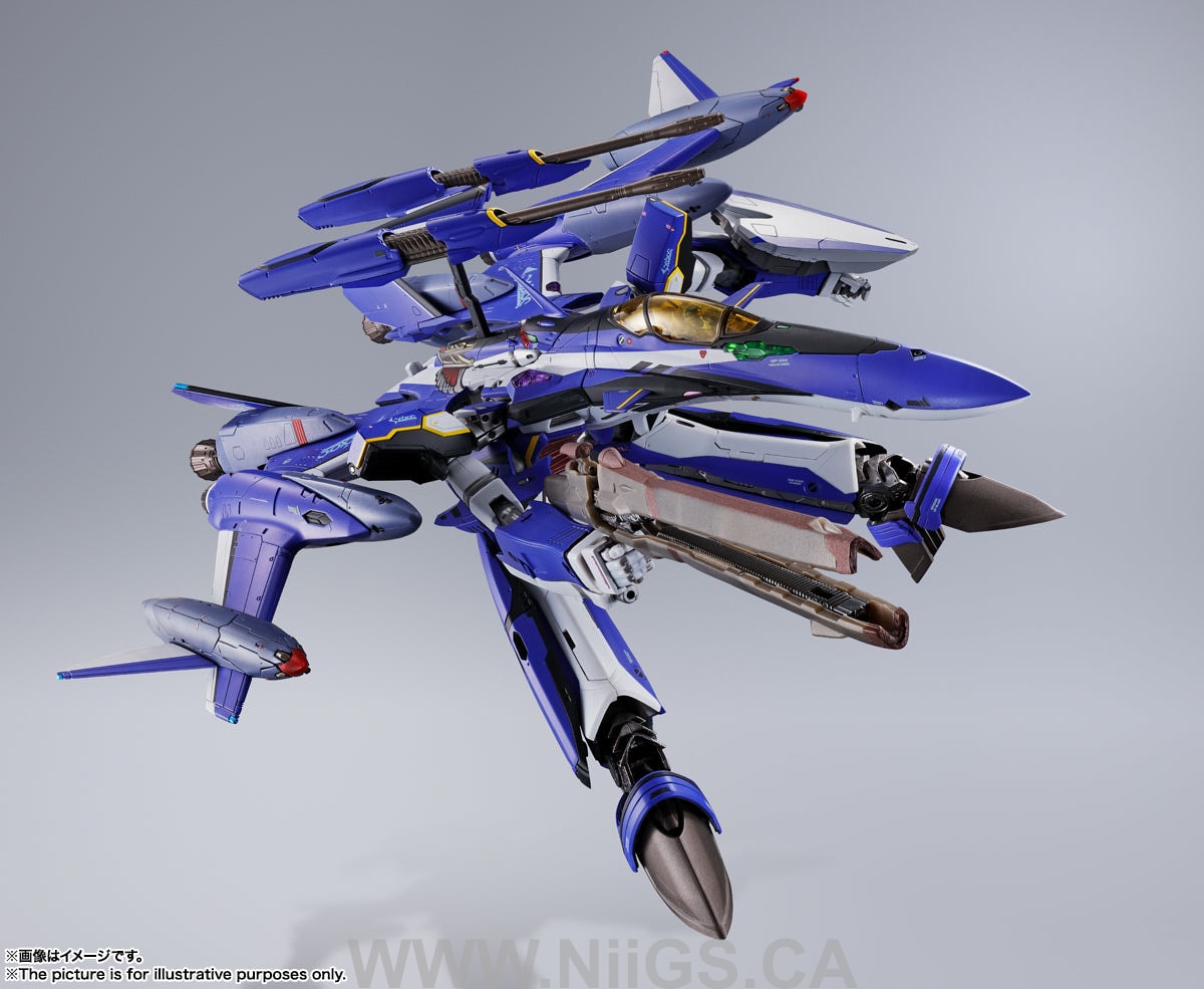Bandai Spirits DX Chogokin YF-29Durandal Valkirie (Maximilian Jenius Use) Full Set Pack "Macross Δ Movie: Absolute Live!!!!!!"