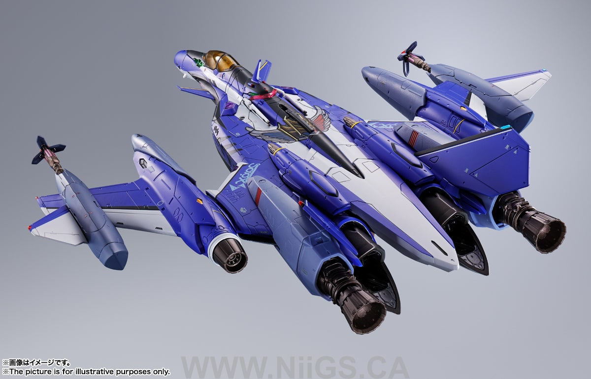 Bandai Spirits DX Chogokin YF-29Durandal Valkirie (Maximilian Jenius Use) Full Set Pack "Macross Δ Movie: Absolute Live!!!!!!"