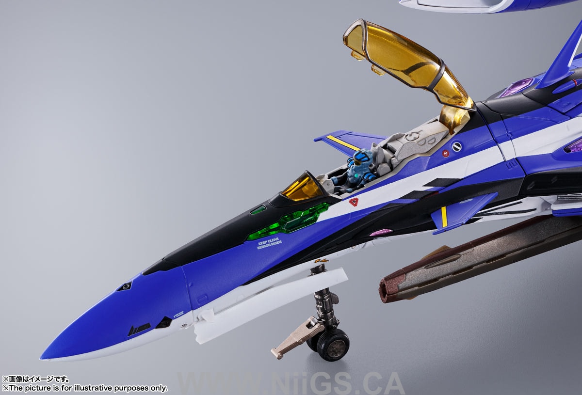 Bandai Spirits DX Chogokin YF-29Durandal Valkirie (Maximilian Jenius Use) Full Set Pack "Macross Δ Movie: Absolute Live!!!!!!"