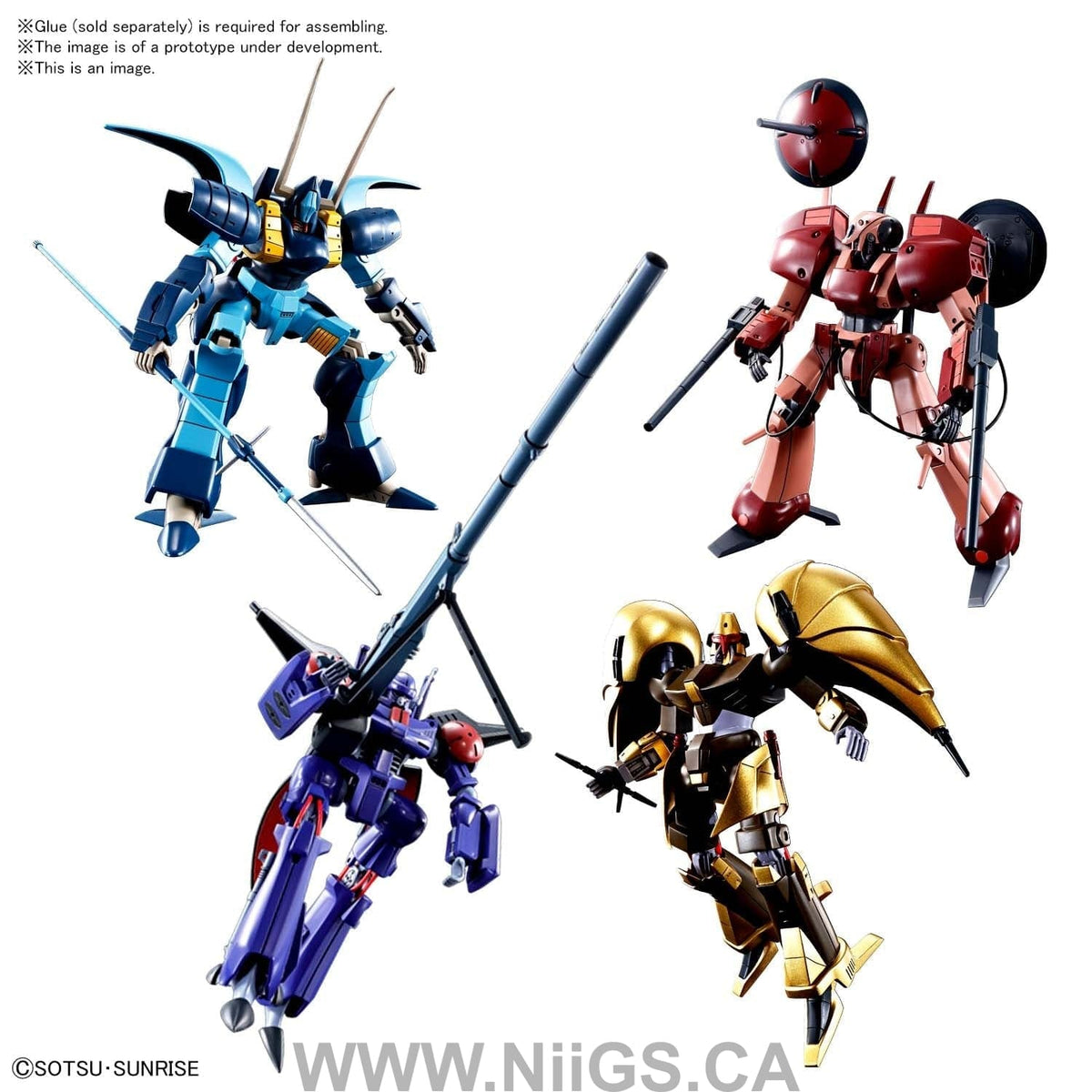 BANDAI 1/144 A-CLASS HEAVY METAL SET