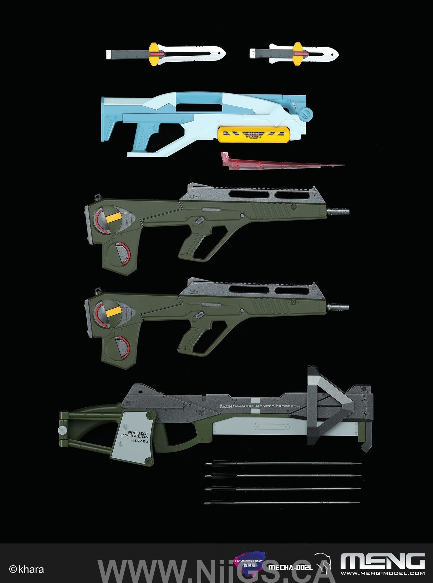 Meng MULTIPURPOSE HUMANOID DECISIVE WEAPON, ARTIFICIAL HUMAN EVANGELION PRODUCTION MODEL-02 (PRE-COLORED EDITION)