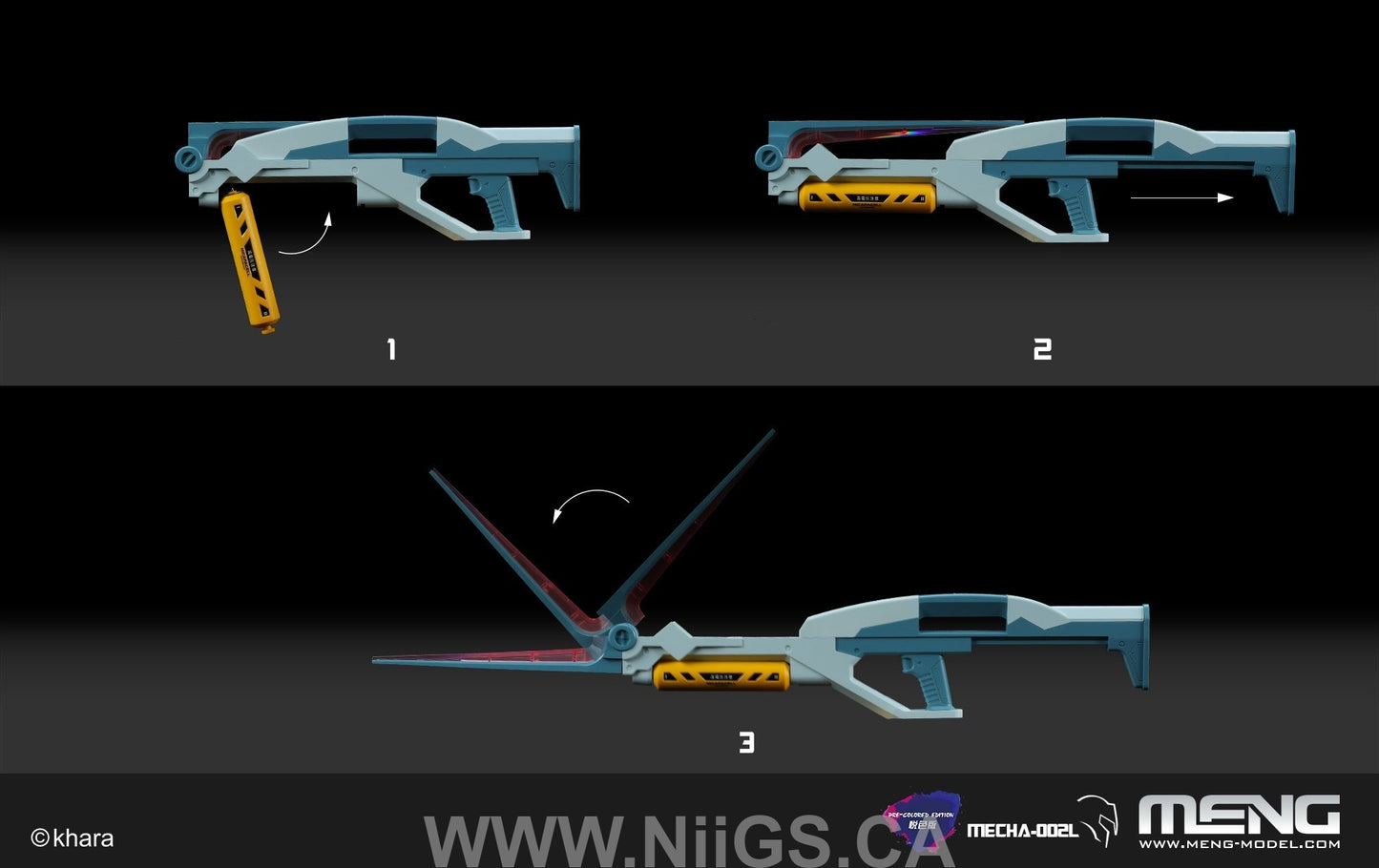Meng MULTIPURPOSE HUMANOID DECISIVE WEAPON, ARTIFICIAL HUMAN EVANGELION PRODUCTION MODEL-02 (PRE-COLORED EDITION)