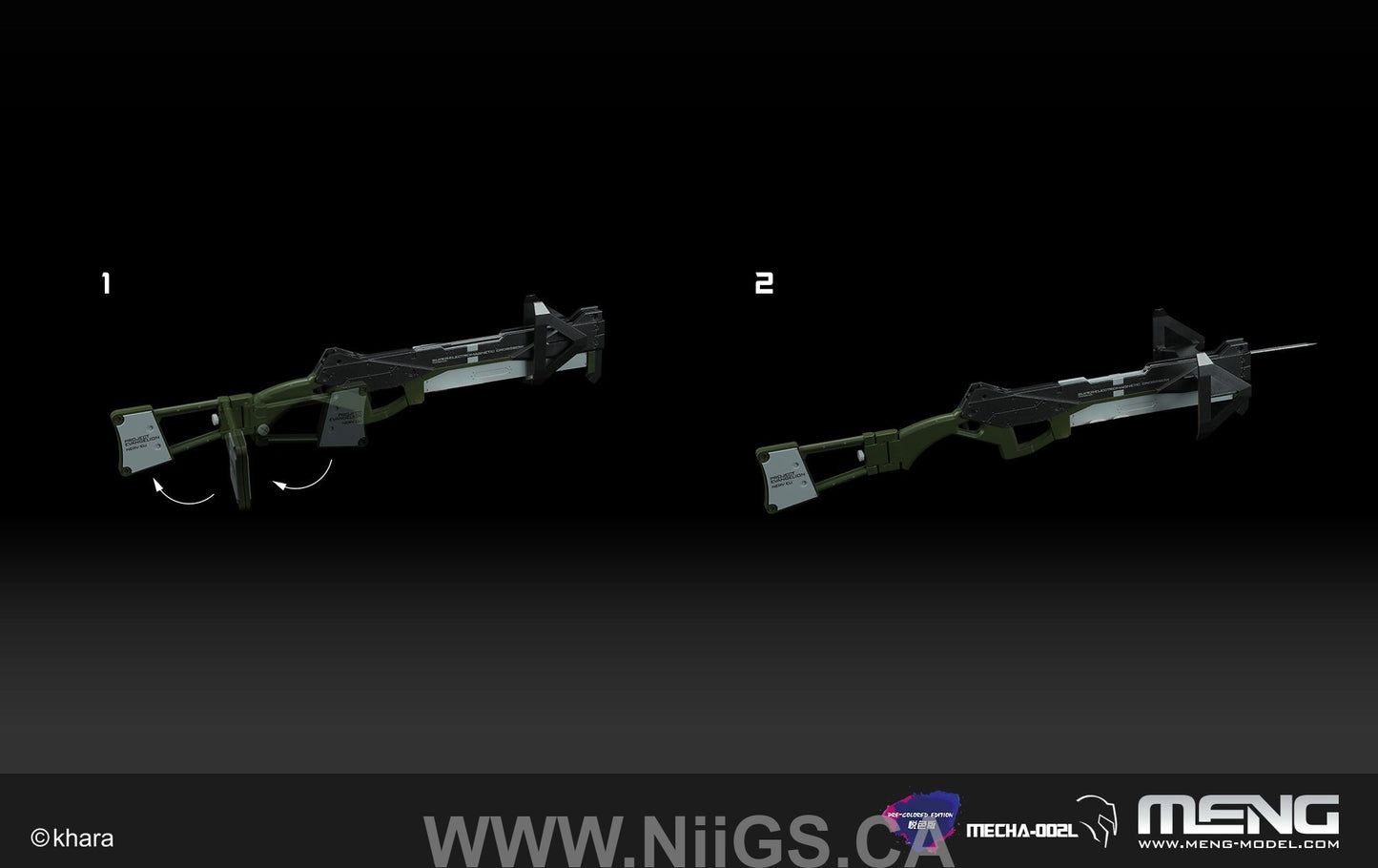 Meng MULTIPURPOSE HUMANOID DECISIVE WEAPON, ARTIFICIAL HUMAN EVANGELION PRODUCTION MODEL-02 (PRE-COLORED EDITION)