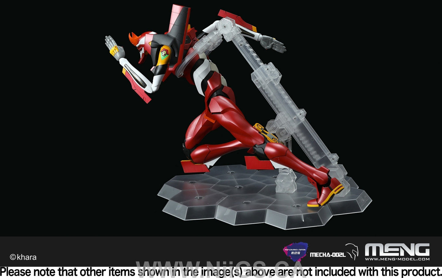 Meng MULTIPURPOSE HUMANOID DECISIVE WEAPON, ARTIFICIAL HUMAN EVANGELION PRODUCTION MODEL-02 (PRE-COLORED EDITION)