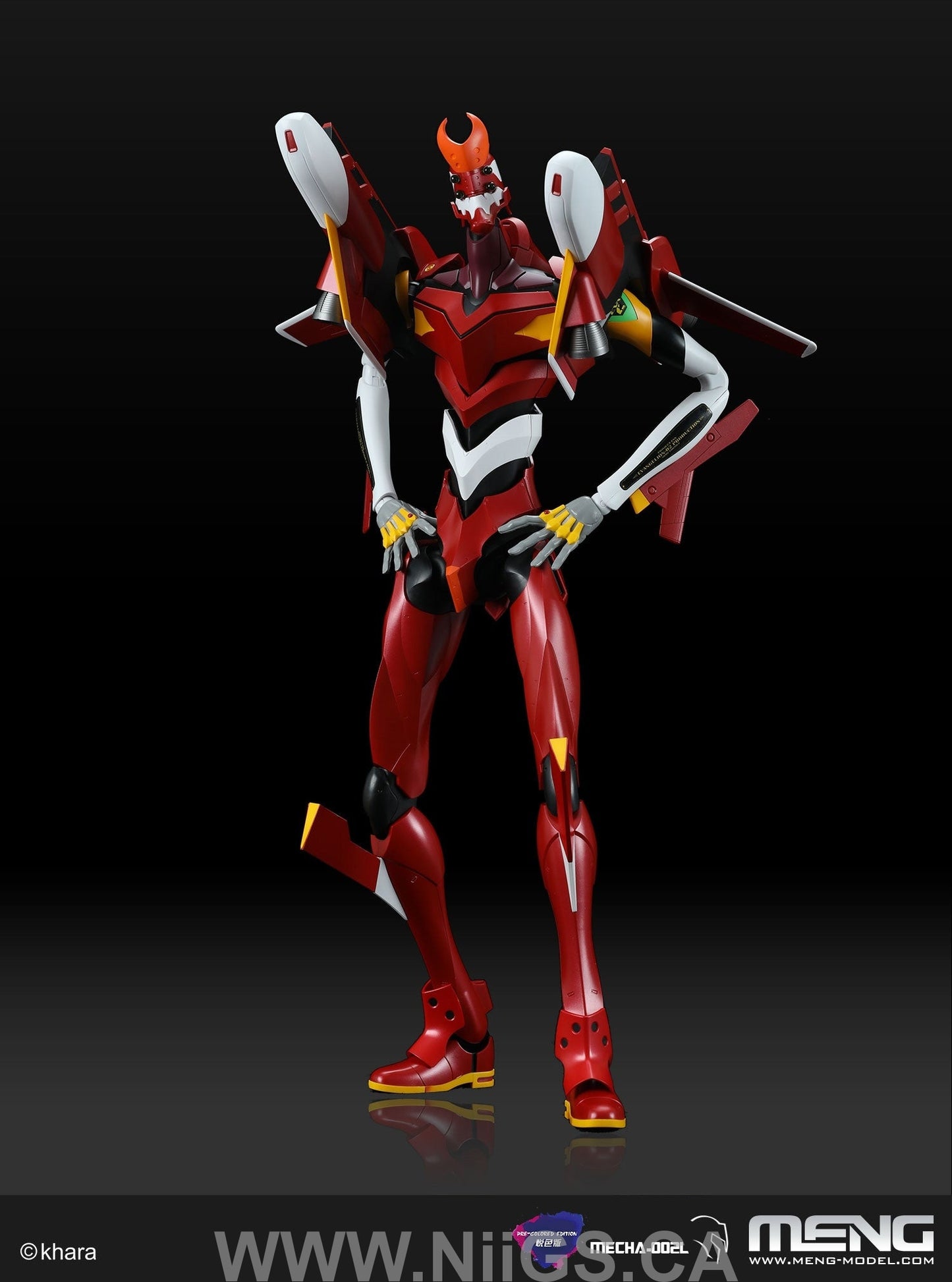 Meng MULTIPURPOSE HUMANOID DECISIVE WEAPON, ARTIFICIAL HUMAN EVANGELION PRODUCTION MODEL-02 (PRE-COLORED EDITION)