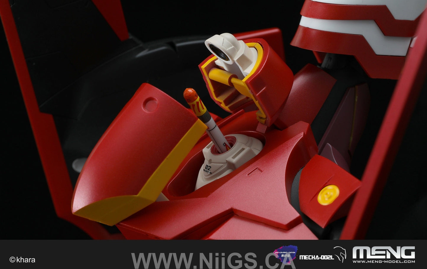 Meng MULTIPURPOSE HUMANOID DECISIVE WEAPON, ARTIFICIAL HUMAN EVANGELION PRODUCTION MODEL-02 (PRE-COLORED EDITION)