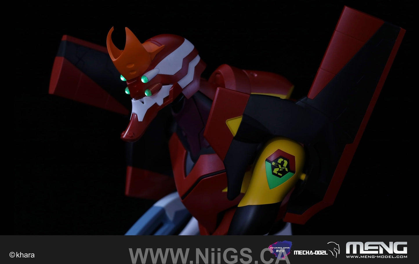 Meng MULTIPURPOSE HUMANOID DECISIVE WEAPON, ARTIFICIAL HUMAN EVANGELION PRODUCTION MODEL-02 (PRE-COLORED EDITION)