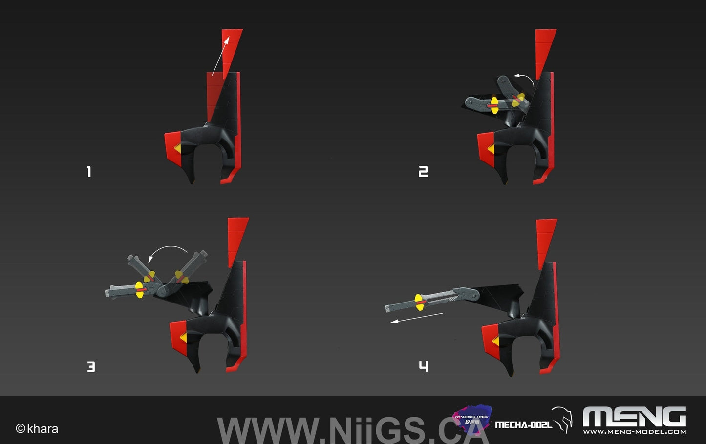 Meng MULTIPURPOSE HUMANOID DECISIVE WEAPON, ARTIFICIAL HUMAN EVANGELION PRODUCTION MODEL-02 (PRE-COLORED EDITION)