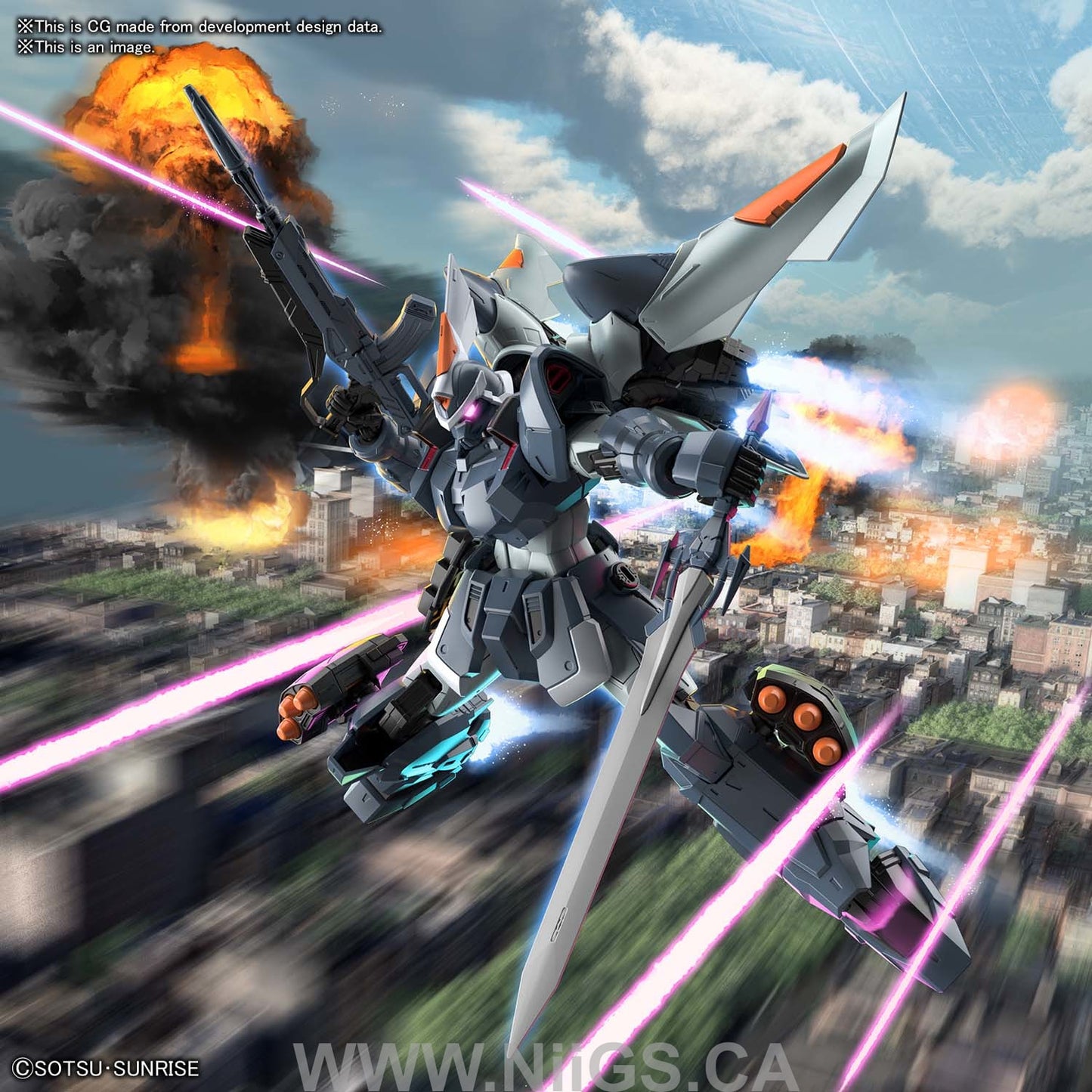 BANDAI Hobby MG 1/100 MOBILE GINN