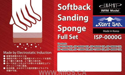 INFINI SOFTBACK SANDING SPONGE FULL SET
