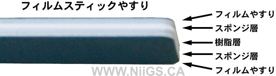 YASURI NO OYAJI (やすりの親父) FILM STICK FILE and SPONGE STICK FILE (#180 - #4000)