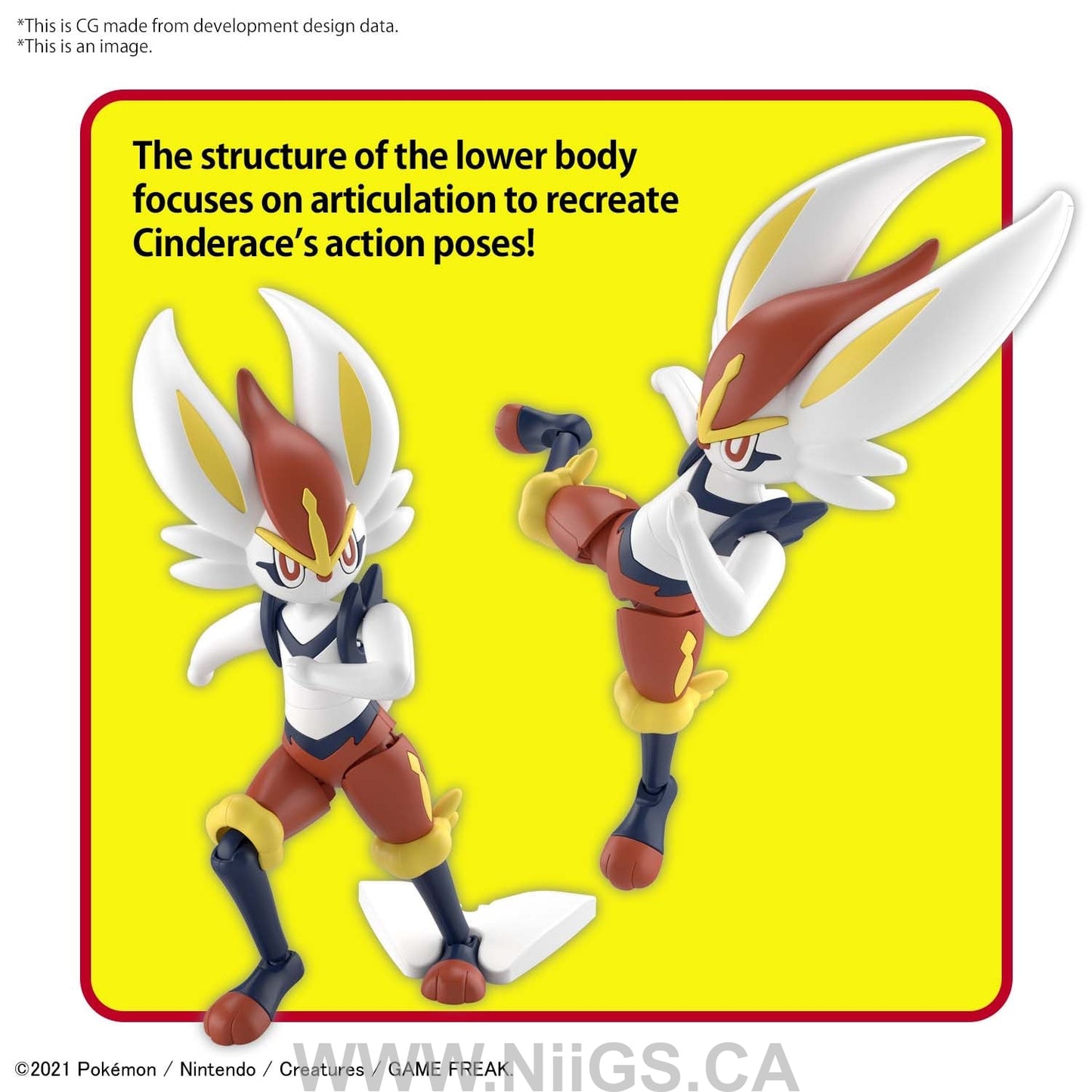 BANDAI Hobby Pokemon Model Kit CINDERACE