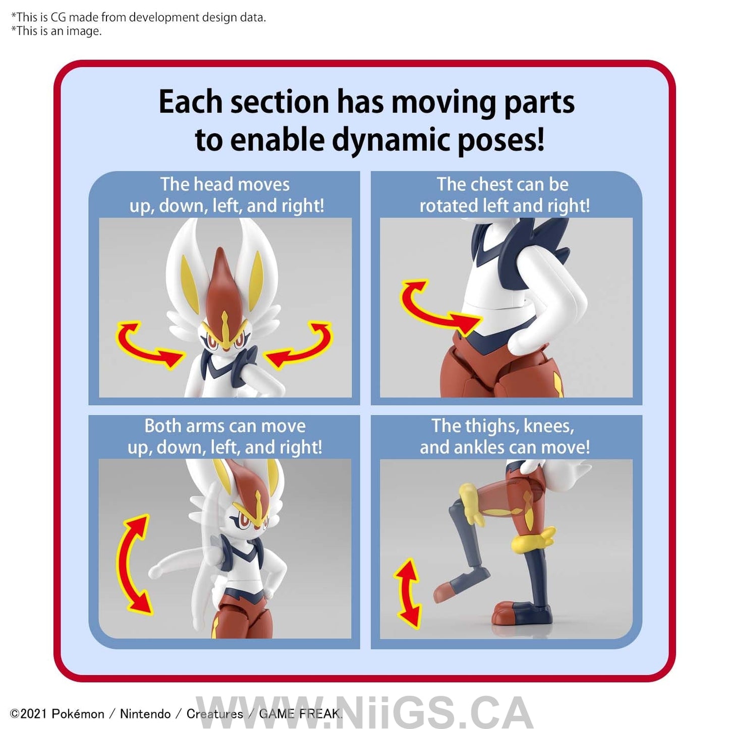 BANDAI Hobby Pokemon Model Kit CINDERACE