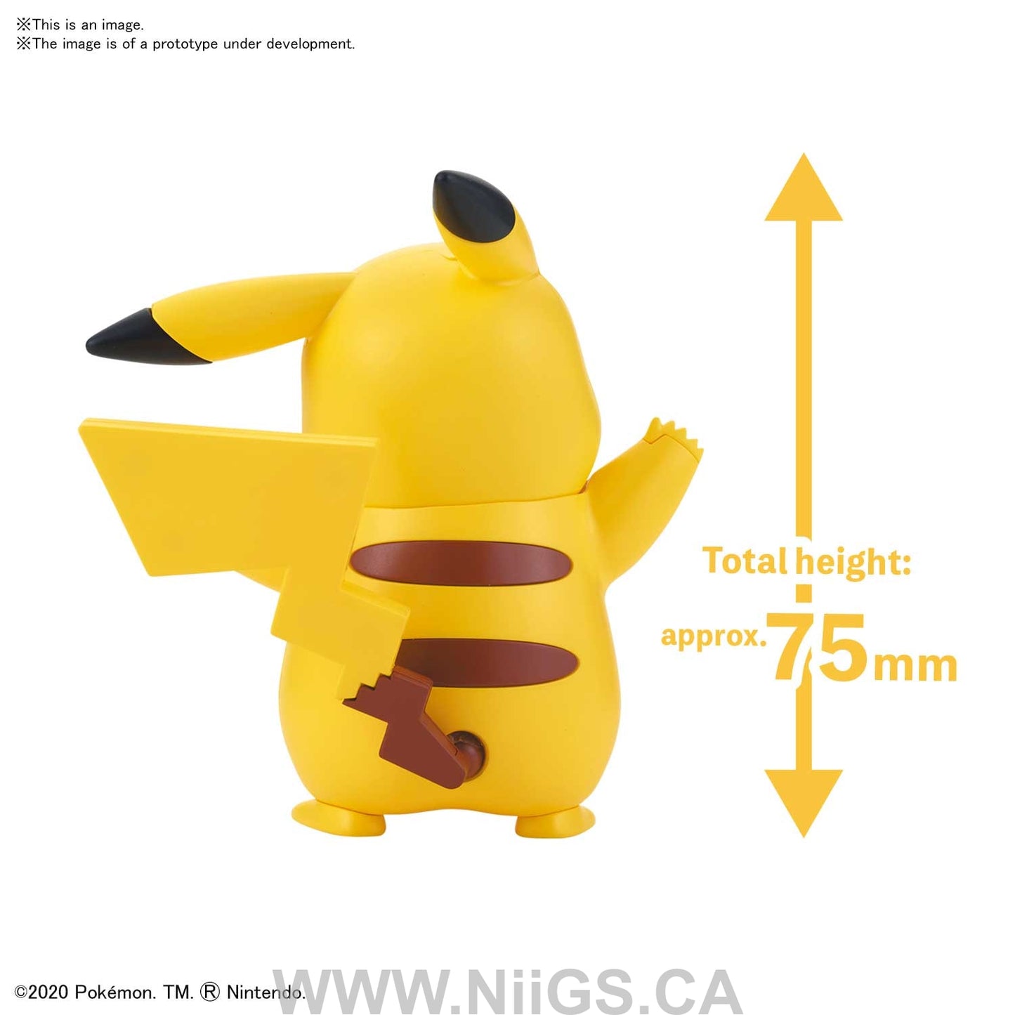 Pokemon Model Kit Quick!! 01 PIKACHU