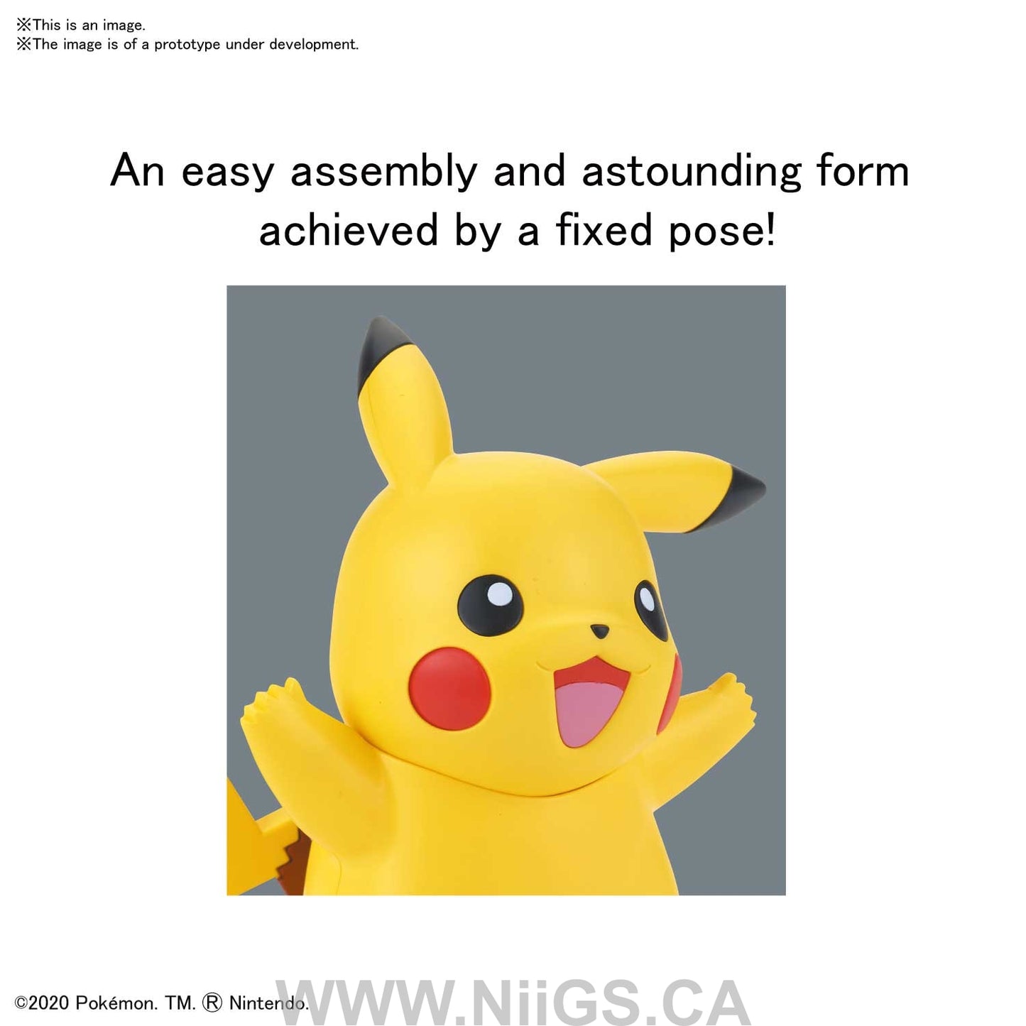 Pokemon Model Kit Quick!! 01 PIKACHU