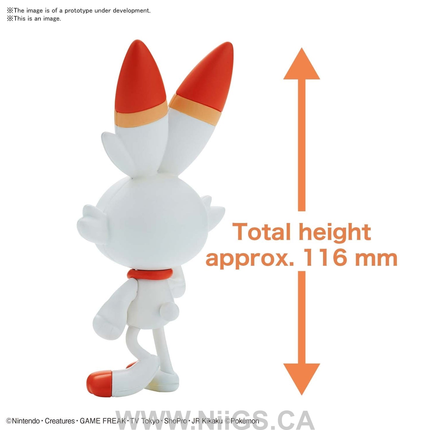 BANDAI HOBBY Pokemon Model Kit Quick!! 05 SCORBUNNY