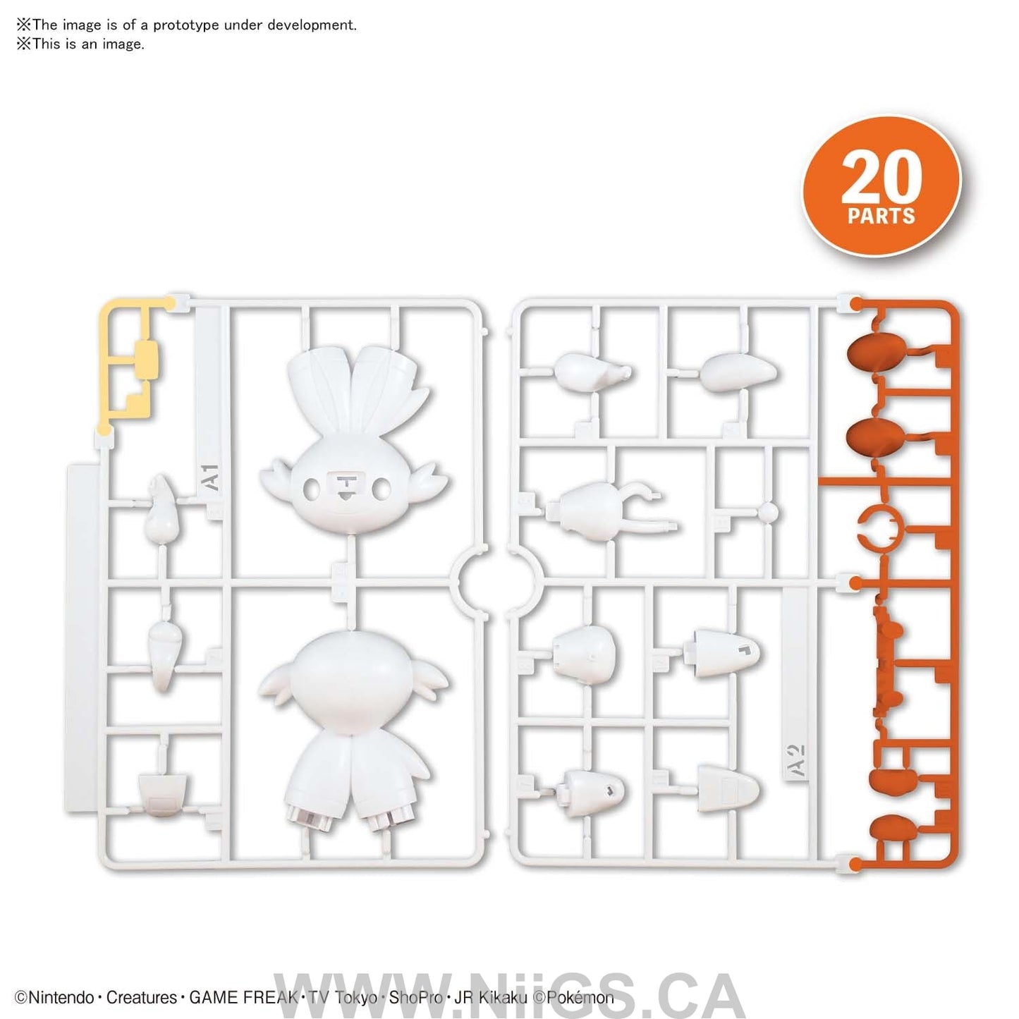 BANDAI HOBBY Pokemon Model Kit Quick!! 05 SCORBUNNY