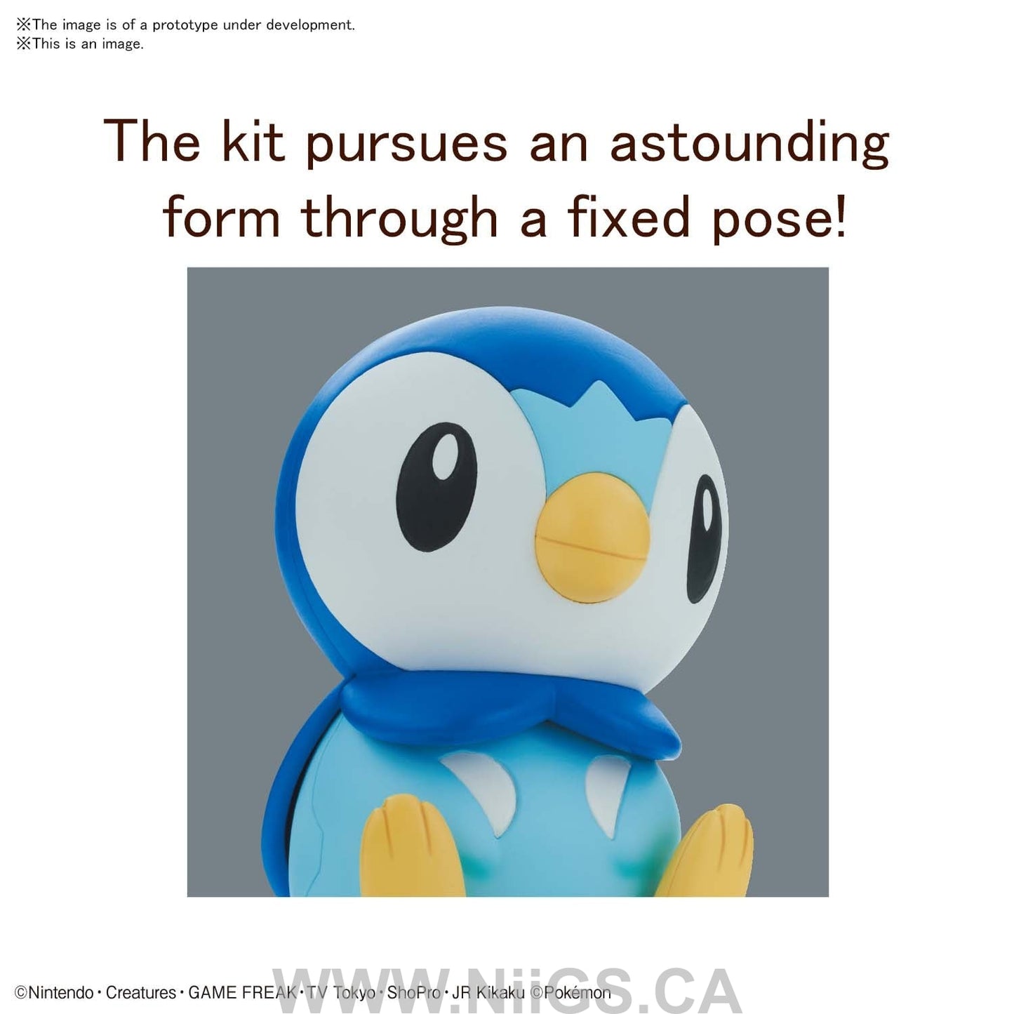 BANDAI Hobby Pokemon Model Kit Quick!! 06 PIPLUP