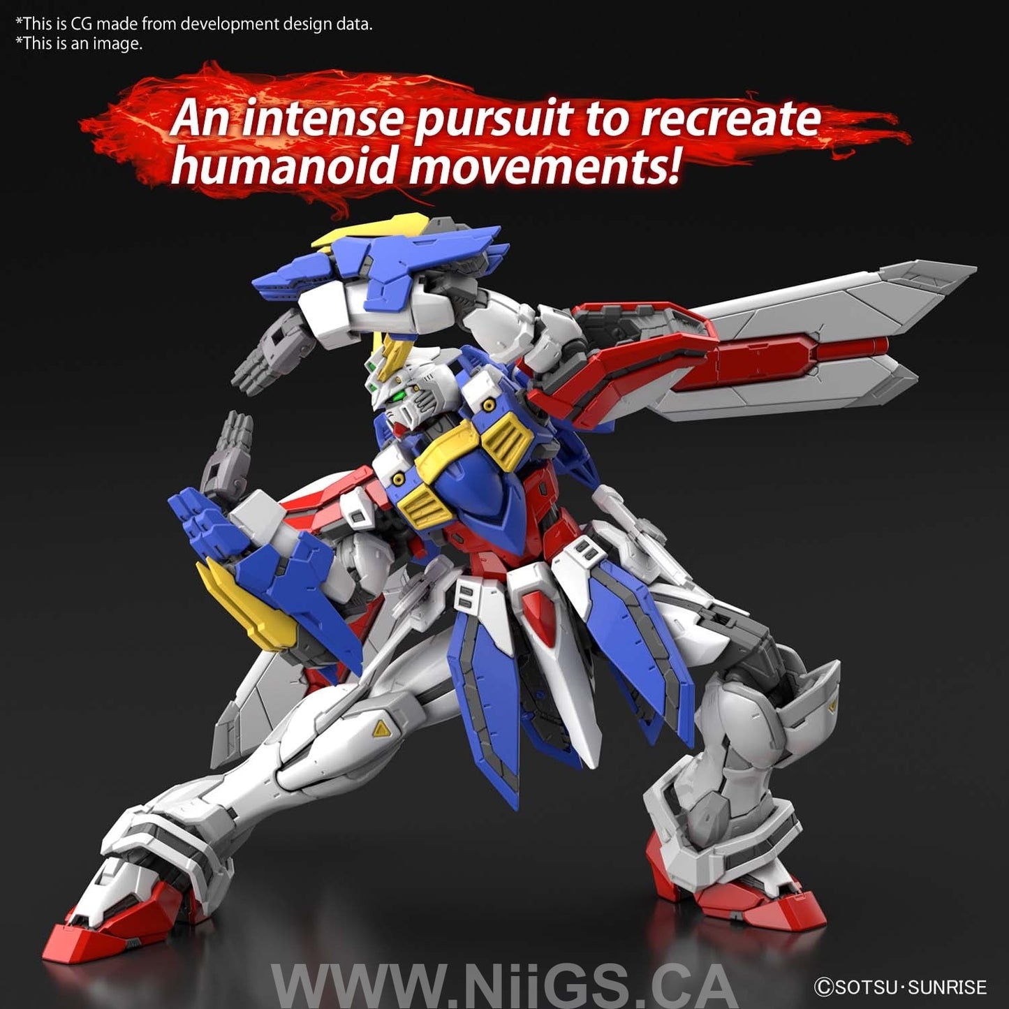 BANDAI Hobby RG 1/144 #37 GOD GUNDAM