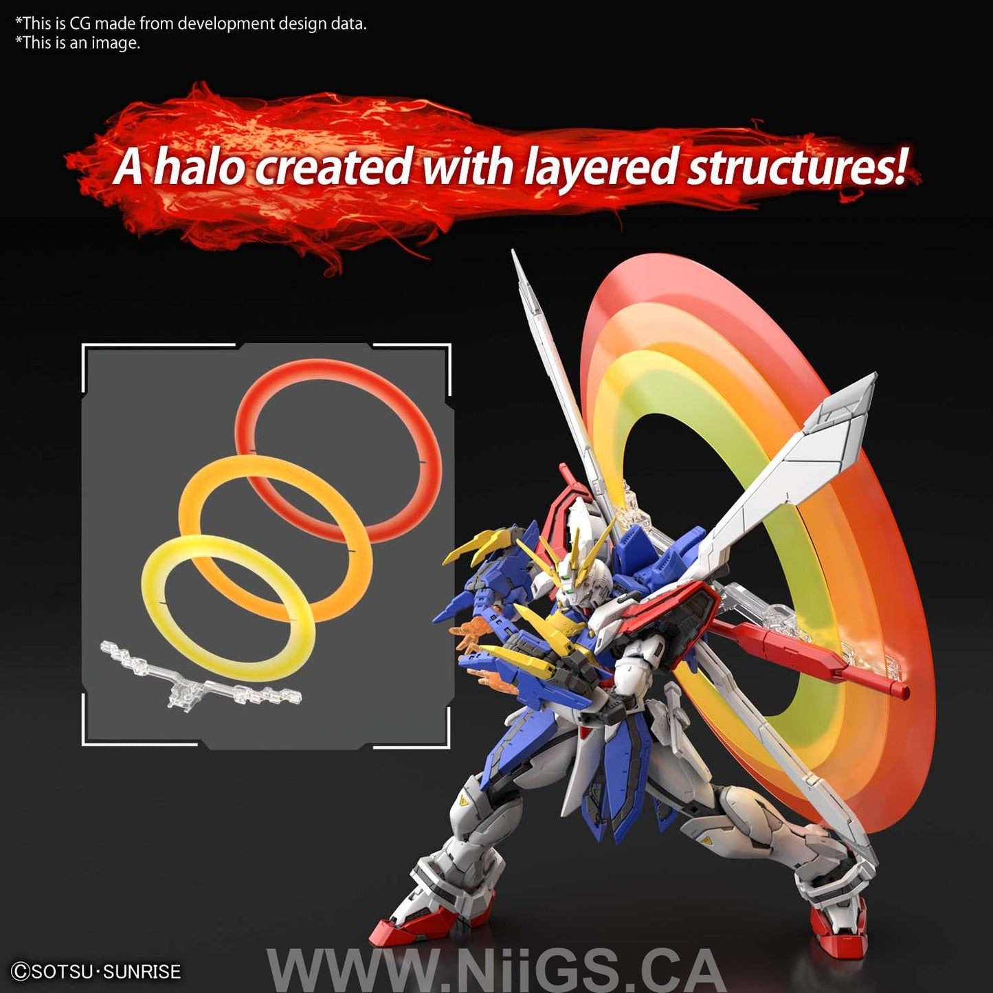 BANDAI Hobby RG 1/144 #37 GOD GUNDAM