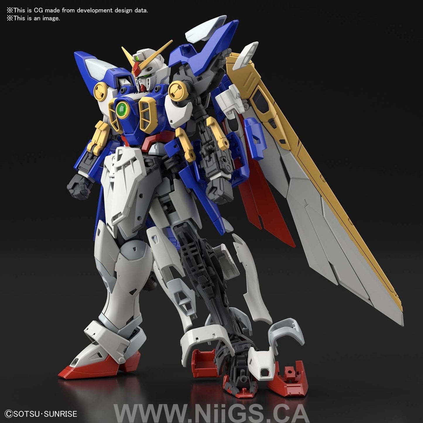 BANDAI Hobby RG 1/144 WING GUNDAM