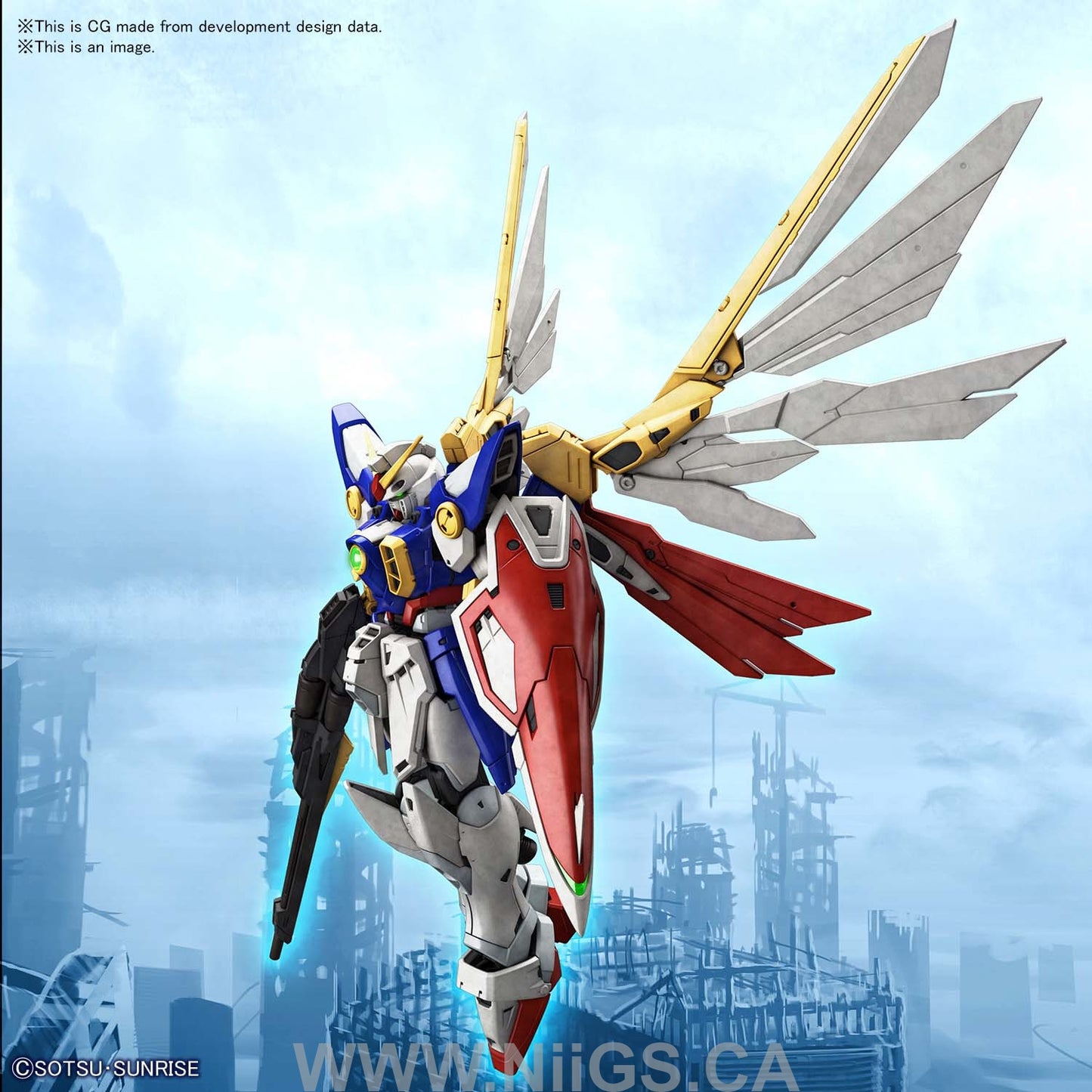 BANDAI Hobby RG 1/144 WING GUNDAM
