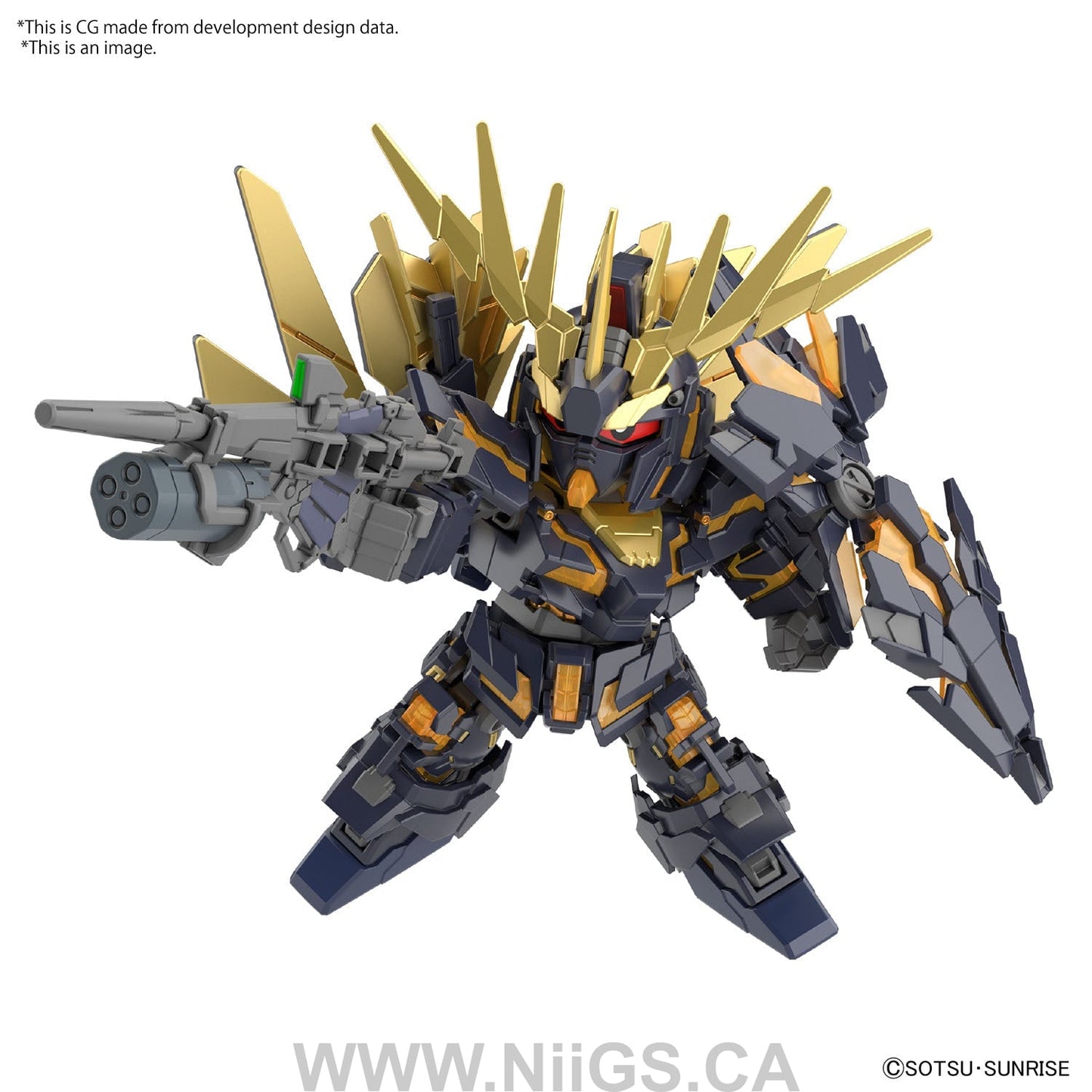 SDCS GUNDAM CROSS SILHOUETTE UNICORN GUNDAM 02 BANSHEE (DESTROY MODE) & BANSHEE NORN PARTS SET