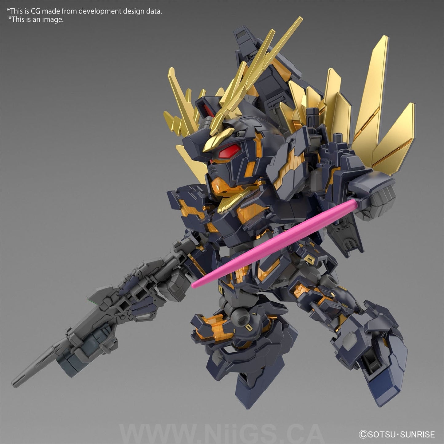 SDCS GUNDAM CROSS SILHOUETTE UNICORN GUNDAM 02 BANSHEE (DESTROY MODE) & BANSHEE NORN PARTS SET