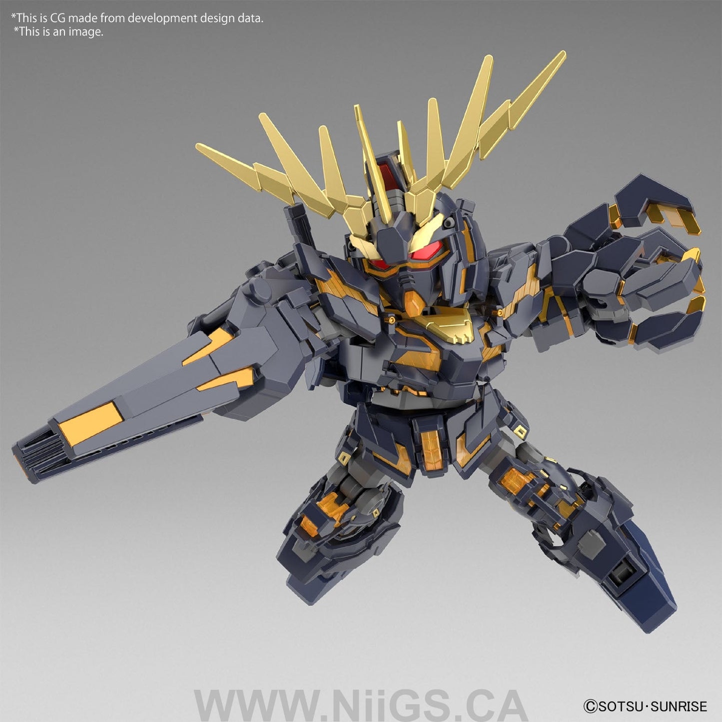 SDCS GUNDAM CROSS SILHOUETTE UNICORN GUNDAM 02 BANSHEE (DESTROY MODE) & BANSHEE NORN PARTS SET