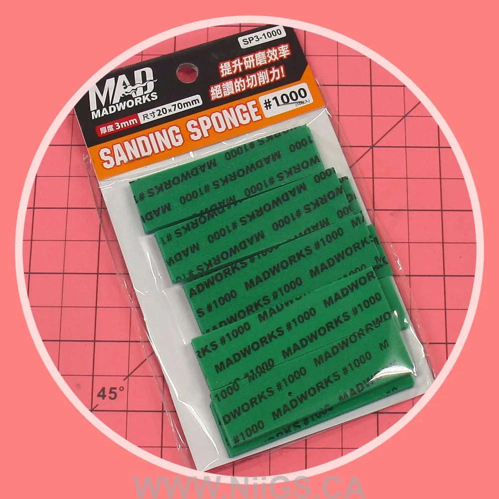 Madworks SP3 3mm Sanding Sponges (10pc)