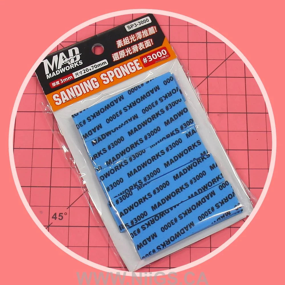 Madworks SP3 3mm Sanding Sponges (10pc)
