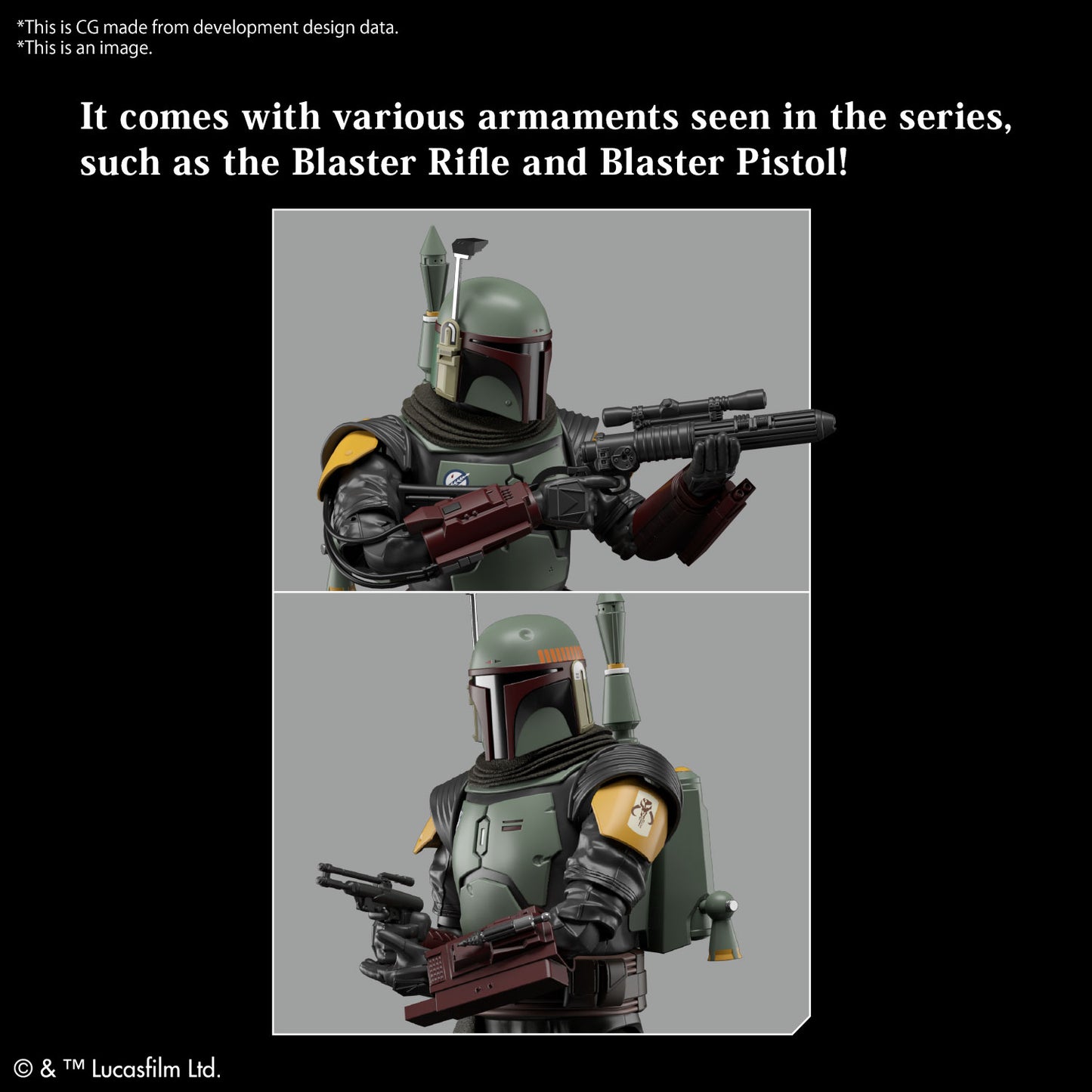 BANDAI 1/12 BOBA FETT (THE MANDALORIAN)