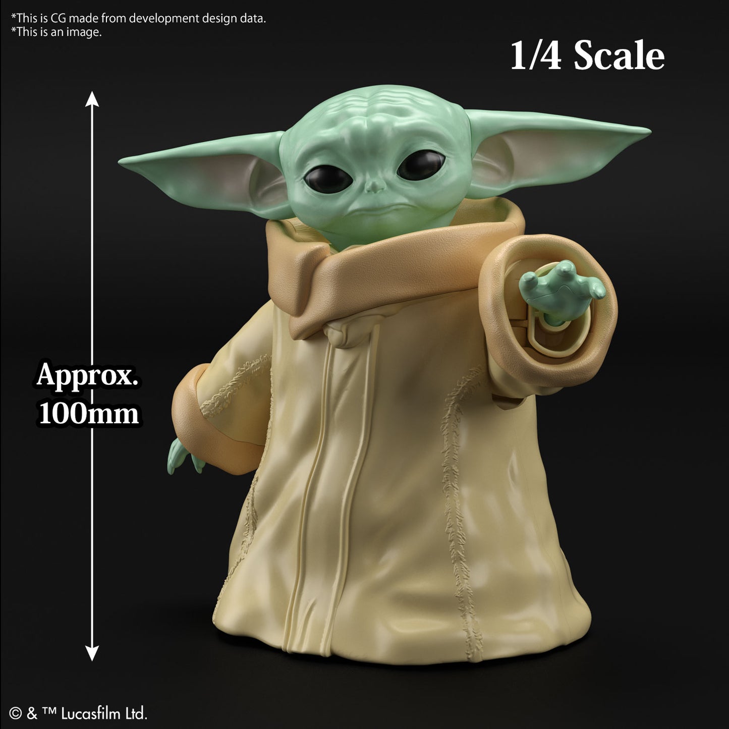 BANDAI 1/4 GROGU