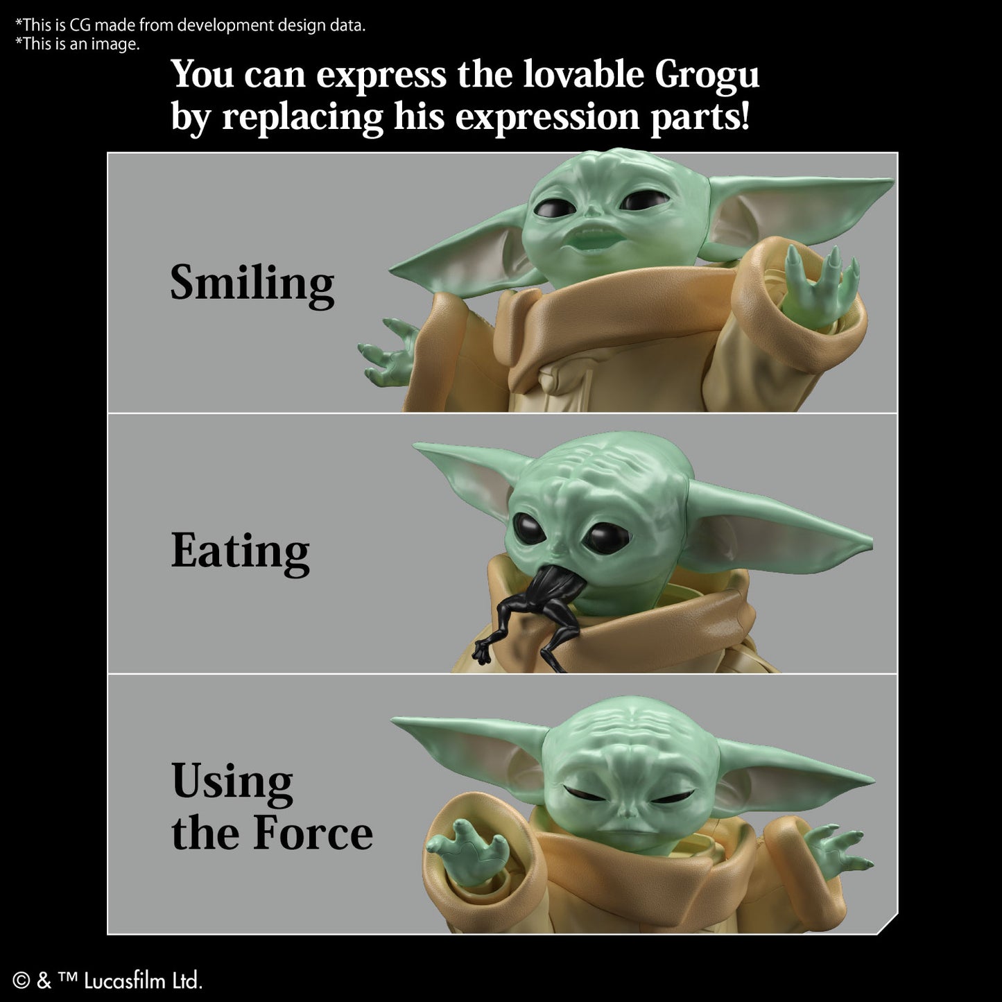 BANDAI 1/4 GROGU