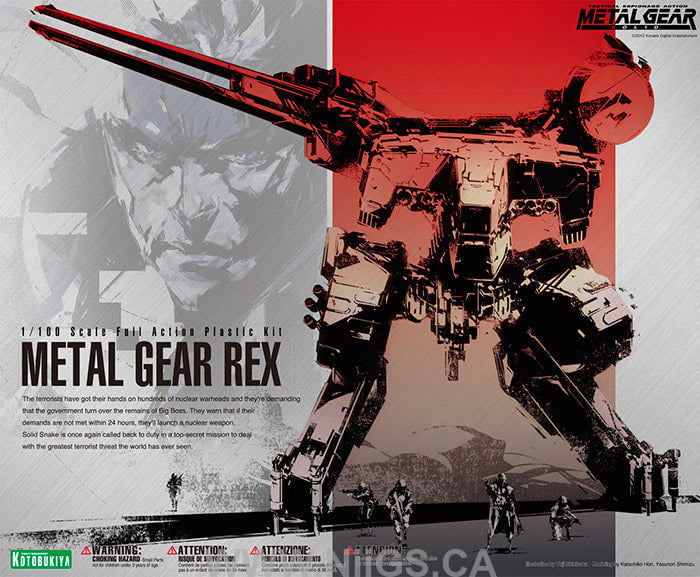 Kotobukiya 1/100 Metal Gear Solid Series Metal Gear Rex