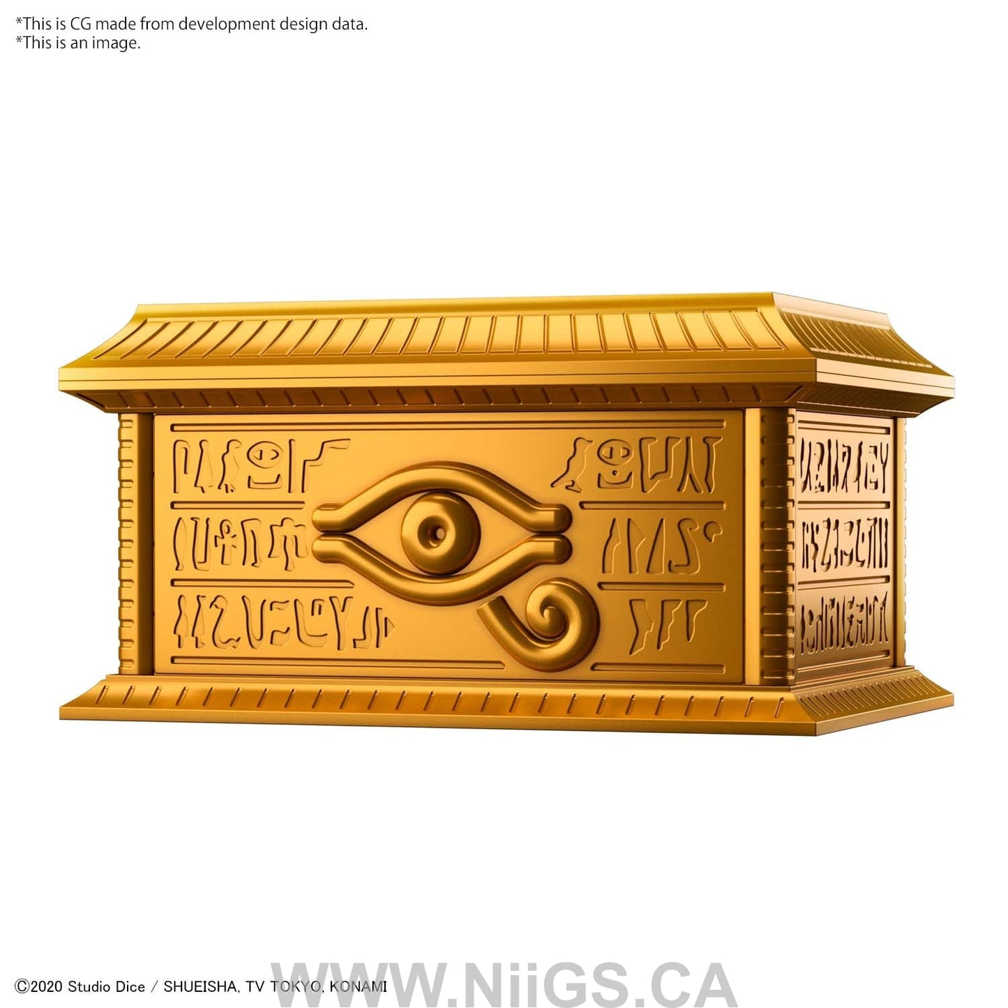 GOLD SARCOPHAGUS for ULTIMAGEAR MILLENNIUM PUZZLE