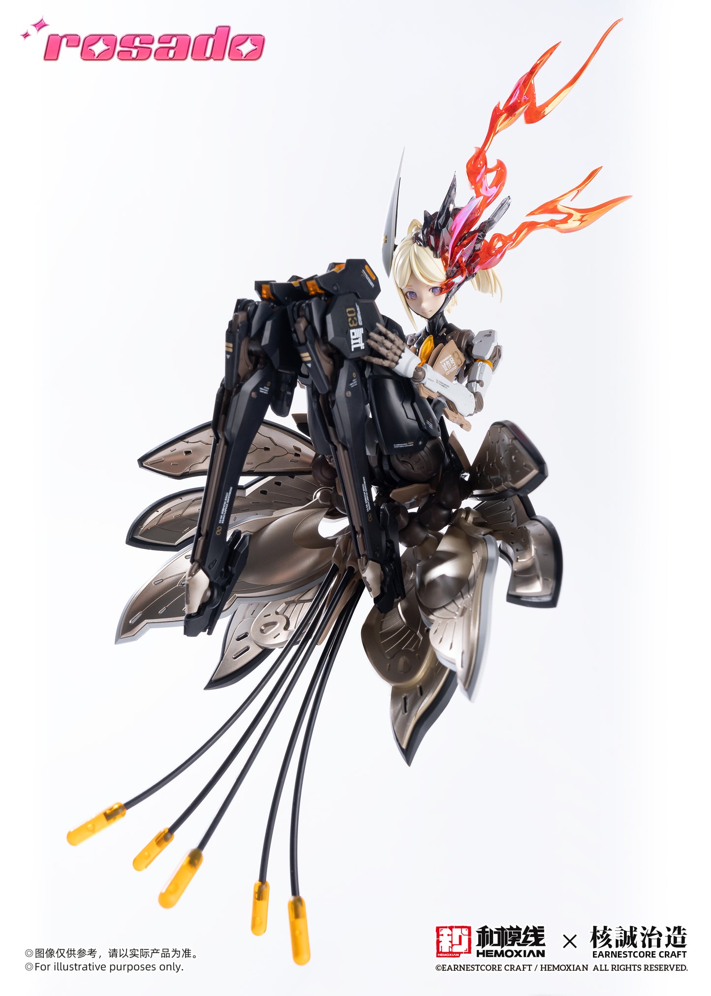 NONZERO STUDIO (Hemoxian) Hemoxian X Earnestcore Craft 1/10 Rosado Starflower Lily MK3