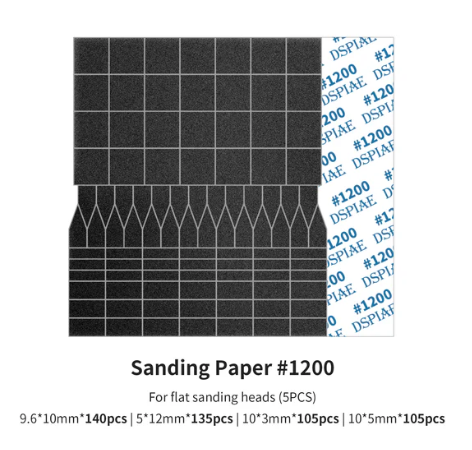 DSPIAE Sanding Paper for Reciprocating Sanding Tool