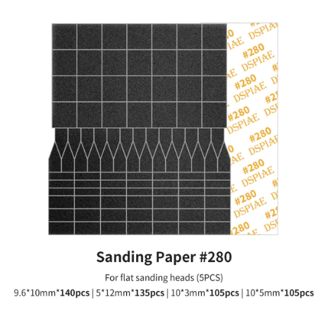 DSPIAE Sanding Paper for Reciprocating Sanding Tool