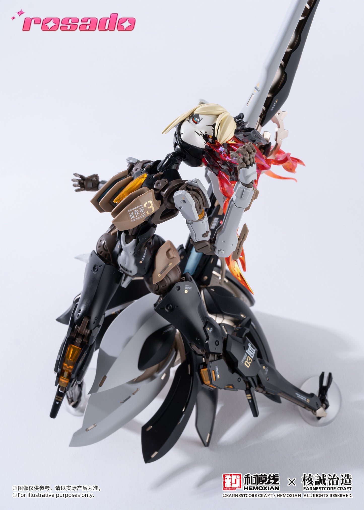 NONZERO STUDIO (Hemoxian) Hemoxian X Earnestcore Craft 1/10 Rosado Starflower Lily MK3