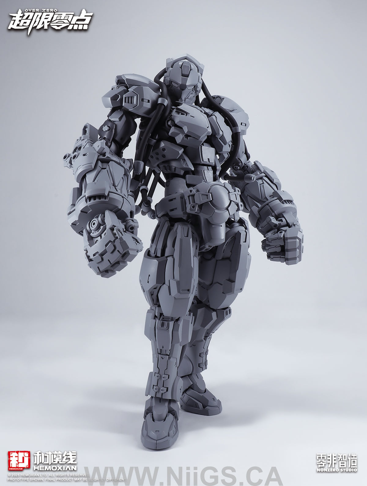 NONZERO STUDIO (Hemoxian) 1/10 Over Zero Series Boxer Baki Model Kit