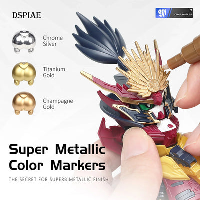 DSPIAE Super Metallic Color Markers